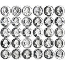 1968 S-1998 S Washington Quarter Gem Proof Run 30 Coin Set US Mint Lot picture