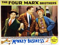Monkey Business Us Lobby Card Chico Marx Rockliffe Fellowes Film Star Old Photo picture
