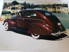 1937-40 Ford Tear Drop Fender Skirts New Steel Tear Drop picture