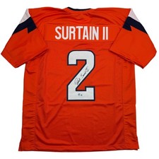 Autographed/Signed Patrick Surtain II Denver Orange Jersey JSA COA #2 picture