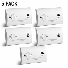 5-pack Kidde KN-COB-LP3 Battery Operated Carbon Monoxide Alarm Test-Reset Button picture
