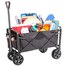 Mac Sports XL Folding Wagon Heavy Duty All Terrain Beach Cart picture