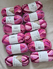 LOOPS AND THREADS LT YARN IMPECCABLE STRIPES MULTI Self Striping, 3.5oz, 1 skein picture