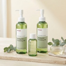 manyo Herbgreen Cleansing Oil 455ml Set 2x200ml + 55ml Makeup Remover picture