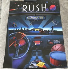 OFFICIAL Rush Cleveland Ohio Concert Poster 9/17/26 & 9/19/26 470/500 Made picture