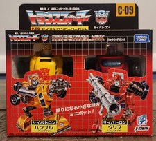 MISB in USA - Transformers Missing Link C-09 Bumblebee & Cliffjumper - Takara  picture