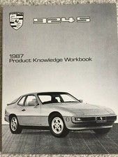 1987 Porsche 924S Product Knowledge Workbook Brochure Original Rare picture