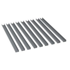 Bin Rail Accessory Kit, Gray, Steel picture