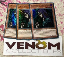 3x (M/NM) *ITALIAN* Witch of the Black Forest BLLR-EN046 Ultra 1st Ed. YuGiOh picture