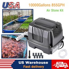 855 GPH Linear Pond Air Pump, Pond Aerator for Outdoor Up to 10000 Gallons USA picture