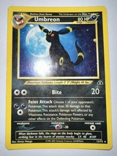 Pokemon Umbreon 13/75 Neo Discovery Holo Vintage Swirl picture