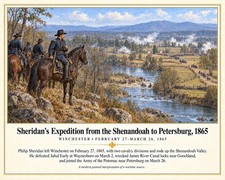 Sheridan's Exp Shenandoah Petersburg Detailed Civil War Art/858700436 picture