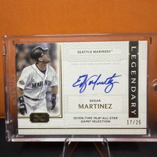 2024 Topps Definitive Collection - Legendary Autographs Edgar Martinez /25 picture