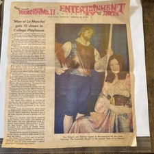 ￼ Vintage Newspaper Only One Page picture