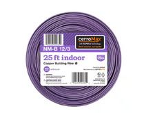 Cerrowire 25 ft. 12/3 Purple Solid CerroMax SLiPWire Copper NM-B Wire picture