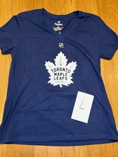 Fanatics NHL Toronto Maple Leafs William Nylander #88 V-Neck Shirt Blue L picture