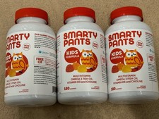 3x Pack Smarty Pants Kids Multivitamin Omega 3 Vitamin D 180 Gummies Exp 5/27 + picture
