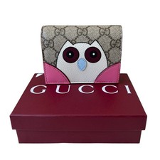 Gucci GG Supreme Canvas Mini Wallet Owl 818767･0416 Ladies picture