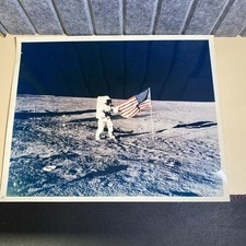 Apollo 11 Buzz Aldrin American Flag 