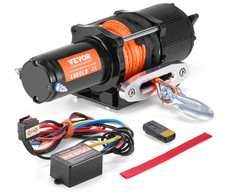 VEVOR ATV Winch, 4500 Lb Electric Winch with Synthetic Rope, 12V DC ATV UTV Winc picture