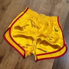 Vintage Velva Sheen Shorts Satin Athletic Gym Shiny Wet Look 60s 70s Mens Medium picture