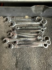 Lot Of (9) Standard Made In The USA Vintage Craftsman Wrenches picture