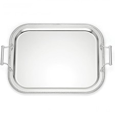 Reed & Barton Gallery Rectangular Silverplate Tray with Handles 16.25in 896102 picture