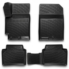 RizLiner 3D Rubber Floor Mats Fits Hyundai Accent 2018-2023 picture