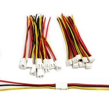 10 Pairs JST XH 2.54mm 3Pin Male and Female Connector Socket Plug with 10cm... picture