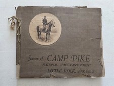 Campe Pike Little Rock Arkansas Antique Photographs 1917, 18 Photogravures picture