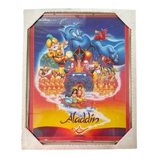Walt Disney Pictures Presents Aladdin Framed 20”x 16” Poster picture