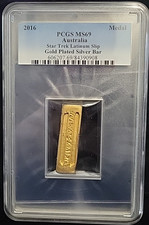 2016 Australia Star Trek Latinum Slip 1 oz PCGS MS69 | 1oz Silver Bar picture