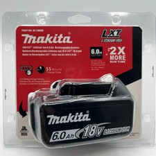Makita BL1860B 18V LXT Lithium-Ion 6.0 Ah Battery NEW FREE USA SHIPPING SEALED picture