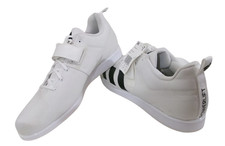 NWT Adidas Powerlift 4 Mens Weightlifting Shoes 19 Cloud White/Core Black BC0347 picture