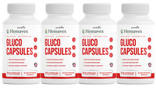 (4 Pack) Hemavex Gluco Capsules, Blood Support Maximum Absorption Pills picture