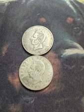 Lot of 2 1943 Ecuador 5 Sucres  - Silver Coins (2) picture