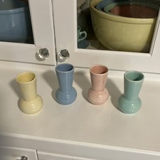 Lu-Ray Pastels Bud Vases complete set of four colors, Excelent Condition picture