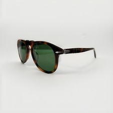 Persol 649 Vintage Tortoise Shell Brown Green  Crystal Sunglasses Ratti era picture