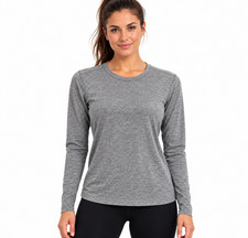 Lululemon Swiftly Tech Long Sleeve Shirt Women’s Size 8 Gray Crewneck Athletic picture