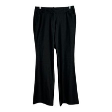 Worthington Modern Fit Black Dress Pants Women Size 6 Flared Leg Career picture