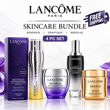 Lancome Skincare Gift Set Renergie Genifique Absolue Serum Cream Bundle 4pc New picture