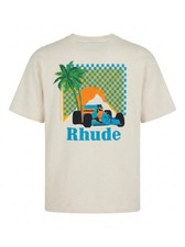Authentic Rhude Moonlight Tropics Tee 'Vintage White' - L - Used - Good picture