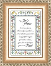 The Heart's Home Eloquence Frame Framed Wall Art  picture