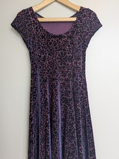 BlackMilk Purple Velvet Floral Glitter Dress  Size M Medium NWT picture