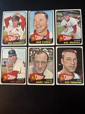 1965 Topps Baseball Lot 6 Dif ALL CARDINALS EX One Fair D. Maxvill  picture