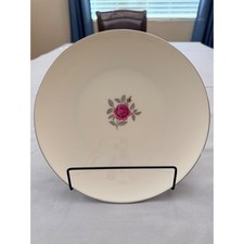 Lenox Ballad 5 Piece Place Setting Pink Rose Platinum Trim China E538 USA picture