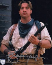 Signed Brendan Fraser The Mummy Richard 