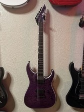 ESP LTD MH-1000NT Electric Guitar See-Thru Purple picture