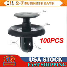100 Pcs Engine Cover Grille Bumper Retainer Clips for #90467-07211 Toyota/ Lexus picture