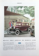 1931 Ad (10  X 14 inches) Ford Victoria 2-Door picture